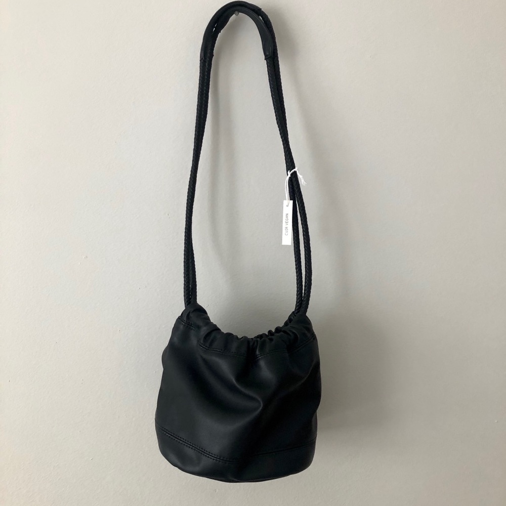 Vegan Leather Bucket Purse